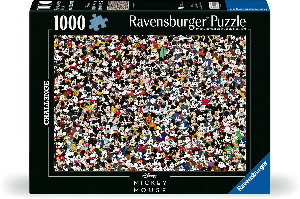 Ravensburger Mickey Mouse Legpuzzel 1000 Stuks - Multicolor
