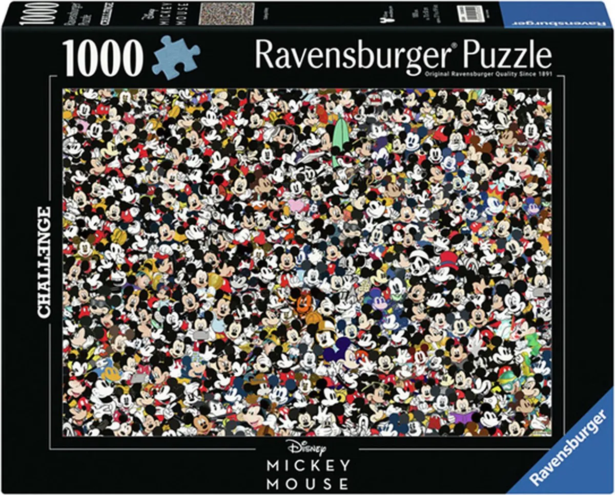 Ravensburger Mickey Mouse Legpuzzel 1000 Stuks - Multicolor