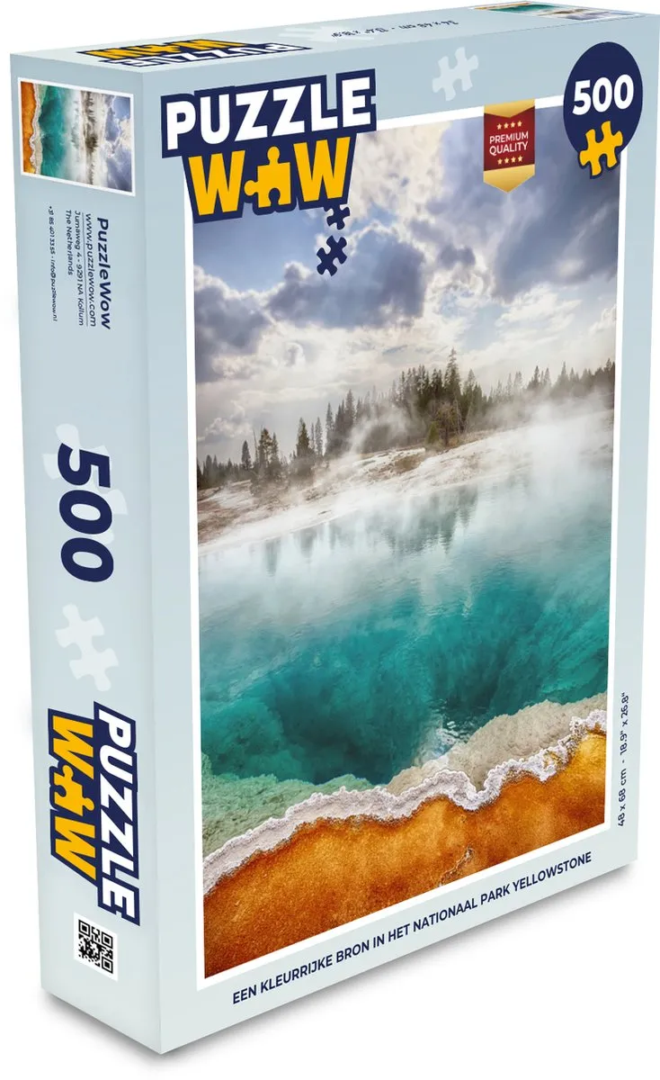 PuzzleWow Legpuzzel 500 Stuks - Multicolor