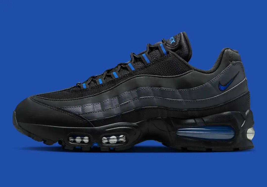 Nike Air Max 95 Black Game Royal - afbeelding 2 van 6