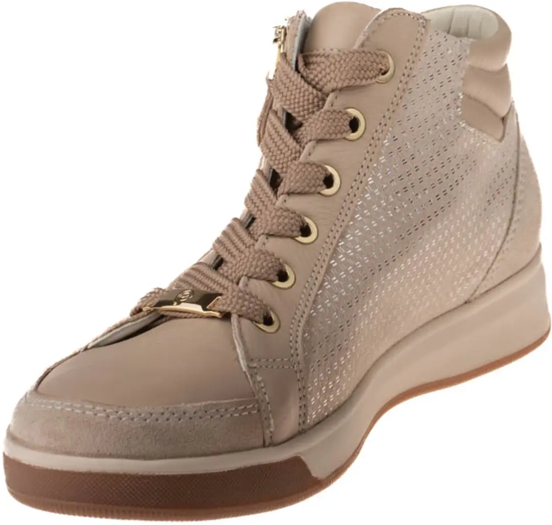 Ara 1224499 OM-ST-HIGHT-SOFT Hoge Sneakers - Taupe 39