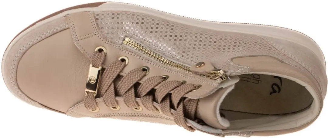 Ara 1224499 OM-ST-HIGHT-SOFT Hoge Sneakers - Taupe 39