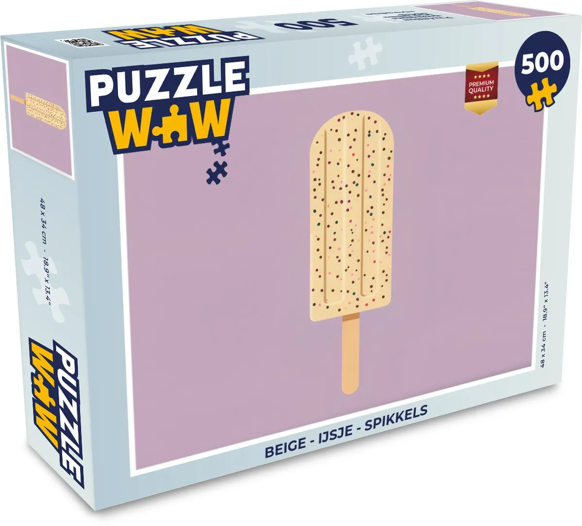 PuzzleWow Legpuzzel IJsje Spikkels 500 Stuks