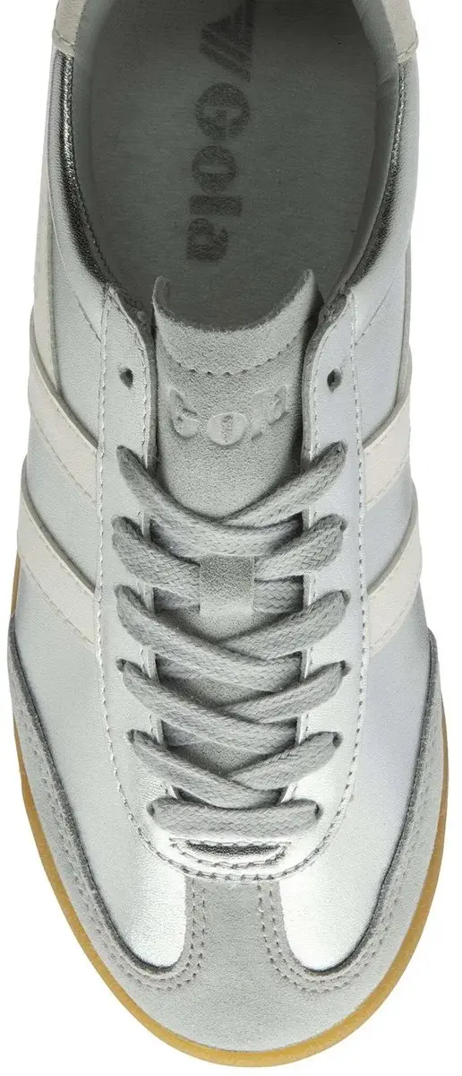 Gola Torpedo Glimmer Trainer CLB742 - 40 - Silver/Off White - afbeelding 5 van 6