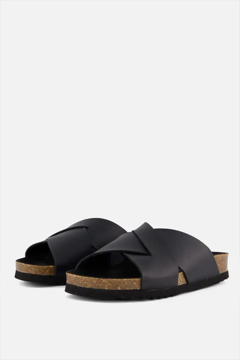 Scholl Vivian Slippers zwart Synthetisch