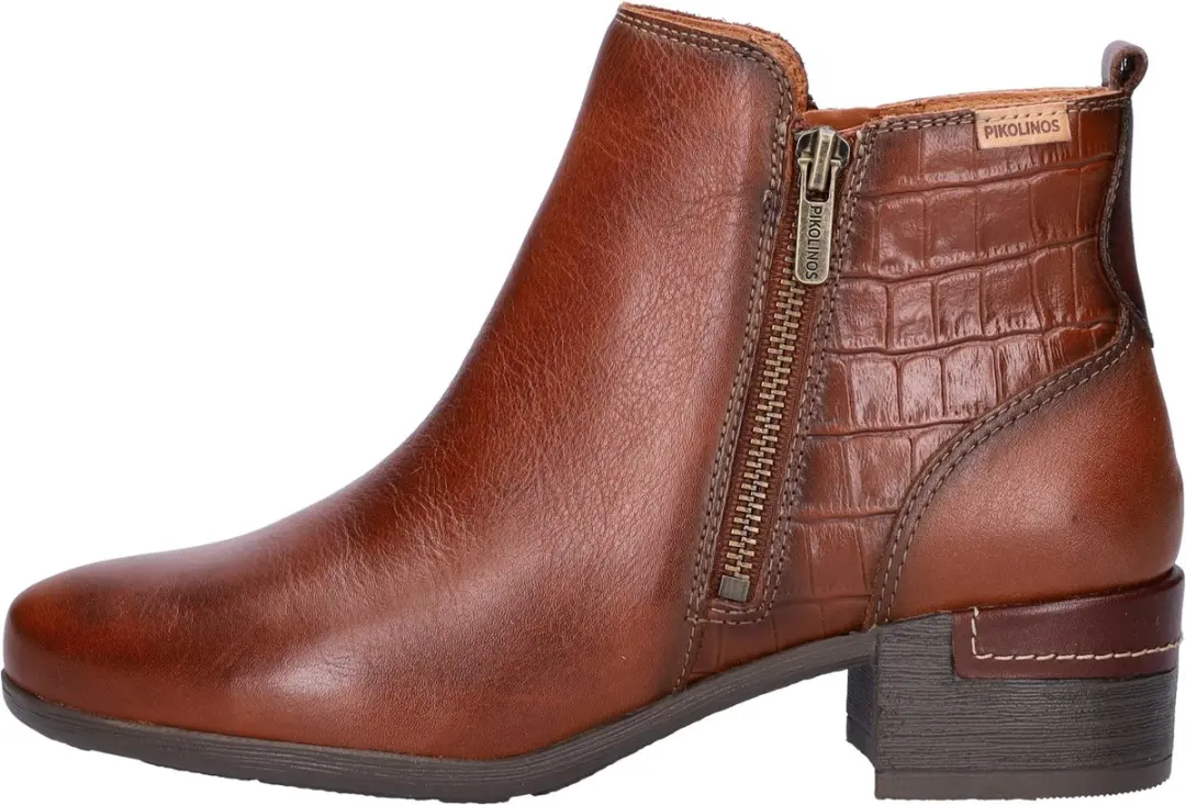 Pikolinos Malaga Dames Enkellaars - Cognac - Maat 36