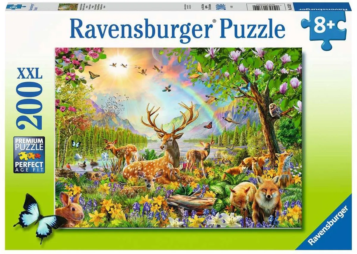 Ravensburger Mooie Hertenfamilie Legpuzzel 200 XXL Stuks - Multicolor