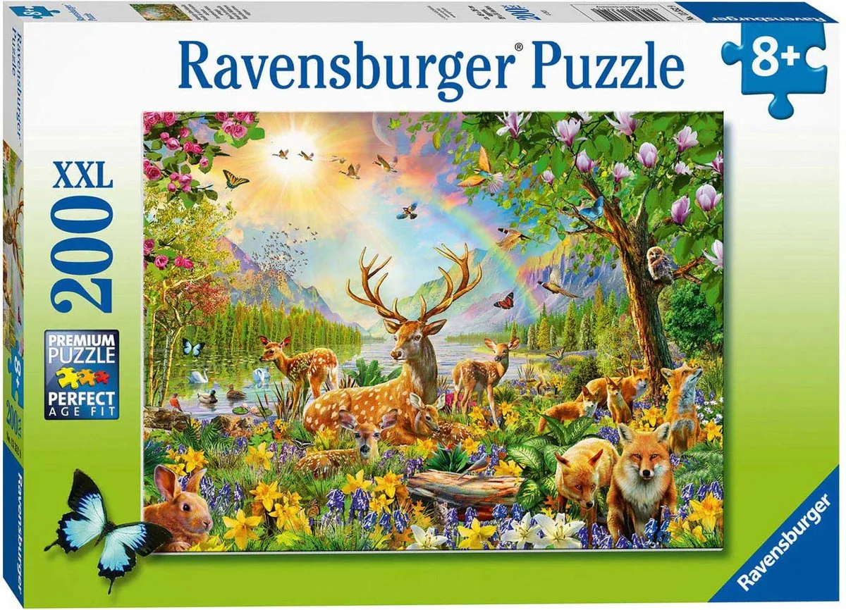 Ravensburger Mooie Hertenfamilie Legpuzzel 200 XXL Stuks - Multicolor