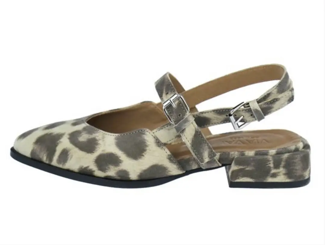 VIA VAI Jazz Valerie Slingbacks 40 - Luipaardprint - afbeelding 3 van 6