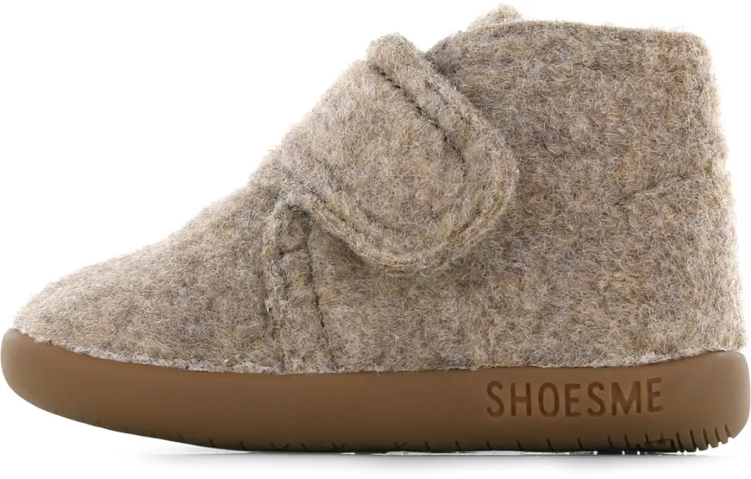 Shoesme Taupe Vilten Slofjes - Maat 24 - afbeelding 3 van 6