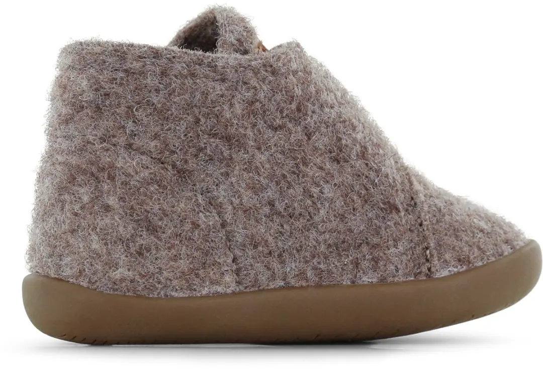 Shoesme Taupe Vilten Slofjes - Maat 24 - afbeelding 2 van 6