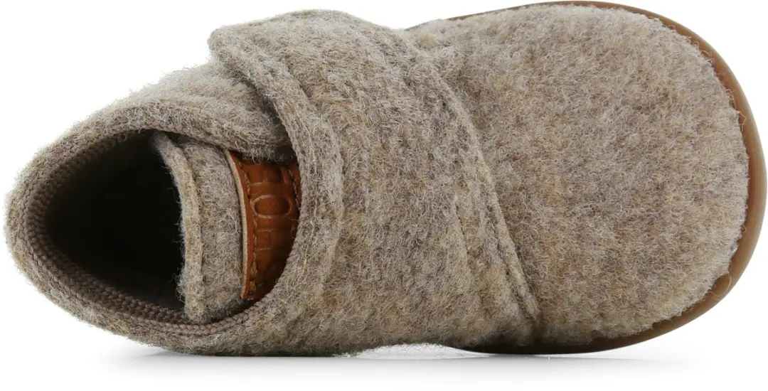 Shoesme Taupe Vilten Slofjes - Maat 24 - afbeelding 4 van 6