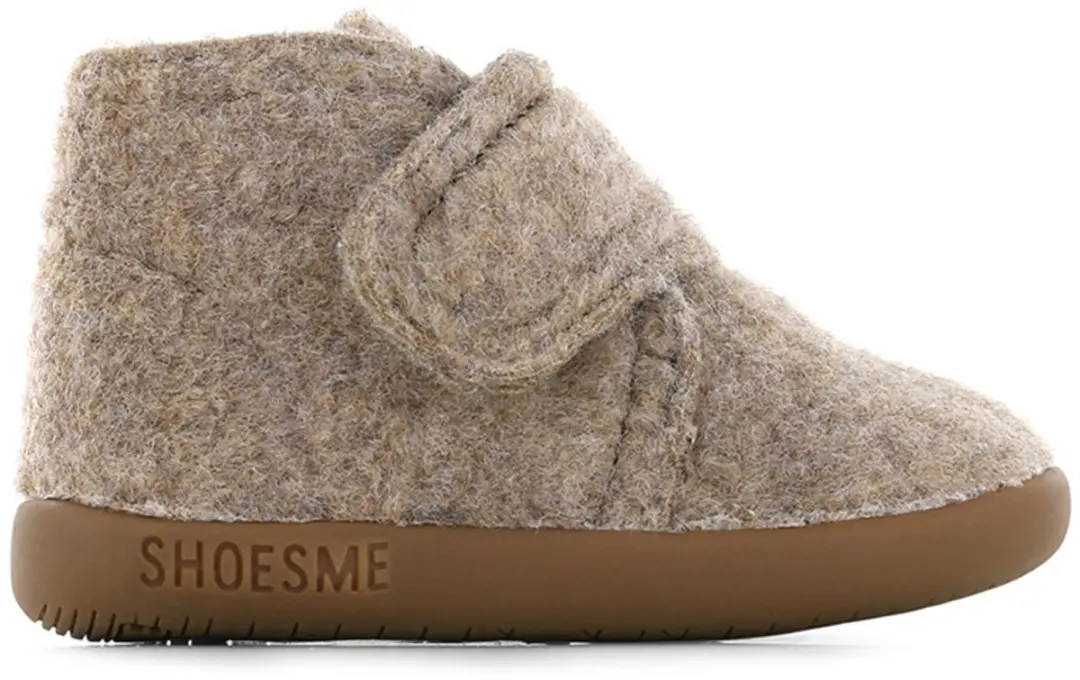 Shoesme Taupe Vilten Slofjes - Maat 24 - afbeelding 6 van 6