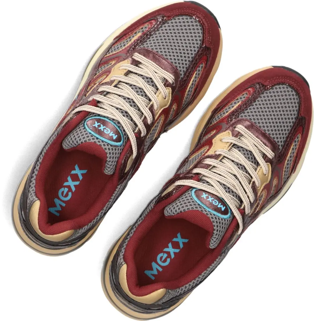 Mexx Viper Tasty Sneakers - Dames - Bordeaux - Maat 39