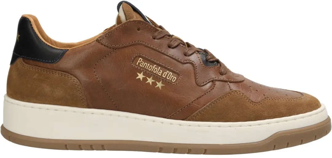 Pantofola d'Oro Sirmione Sneakers - Cognac Suede - 44 - afbeelding 3 van 6
