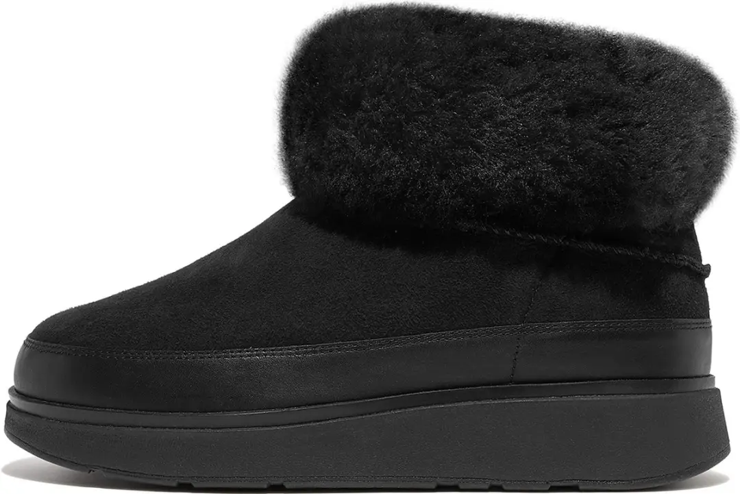FitFlop Gen-ff Mini Shearling Laarzen - Zwart 41
