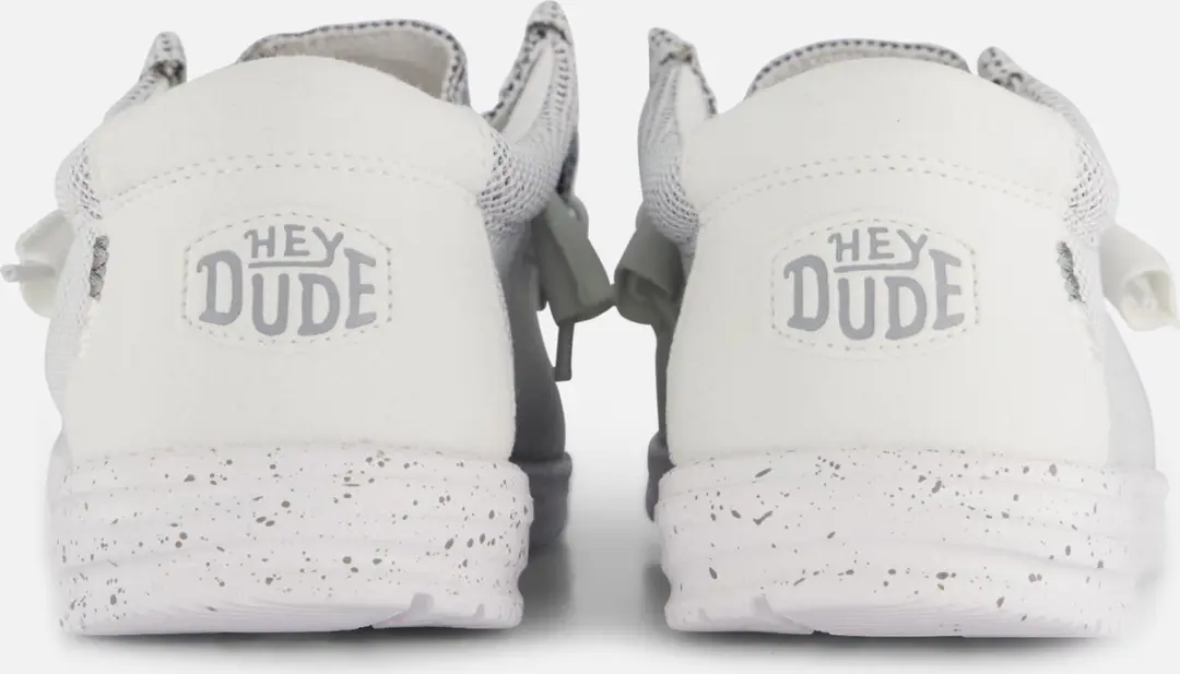 HEYDUDE Wally Sox Instappers grijs Canvas - Maat 46 - afbeelding 5 van 6