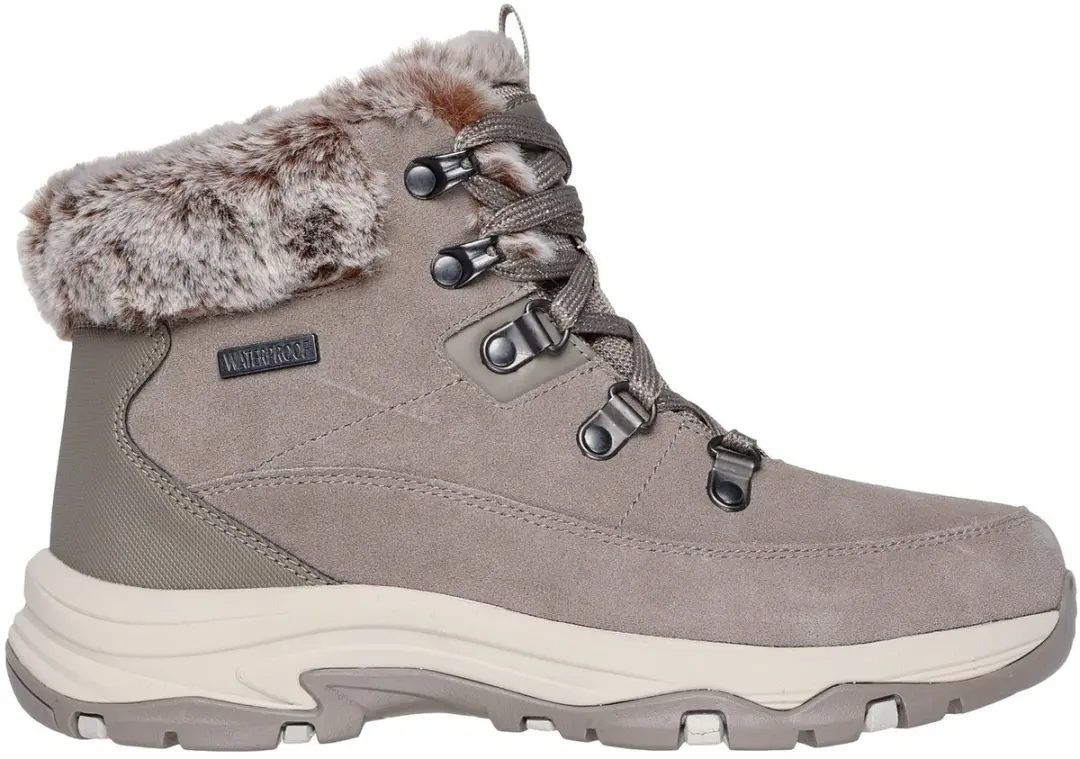 SKECHERS TREGO SNOW WORRIES SKECHERS Winterlaarzen Dames Beige Maat EU 37,5