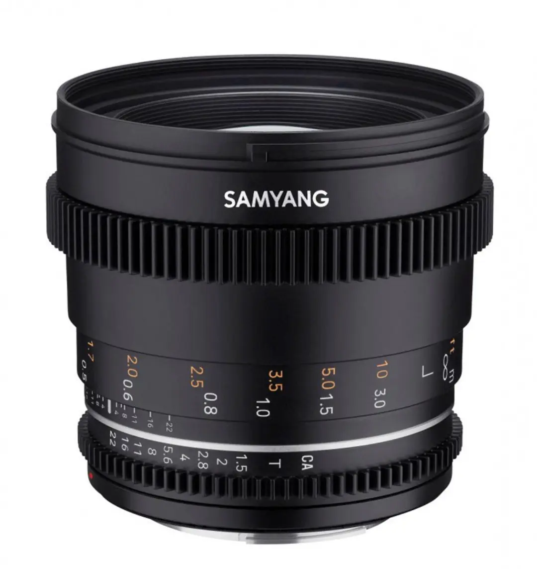 Samyang VDSLR 50mm T1.5 MK2 MILC Bioscooplens Zwart