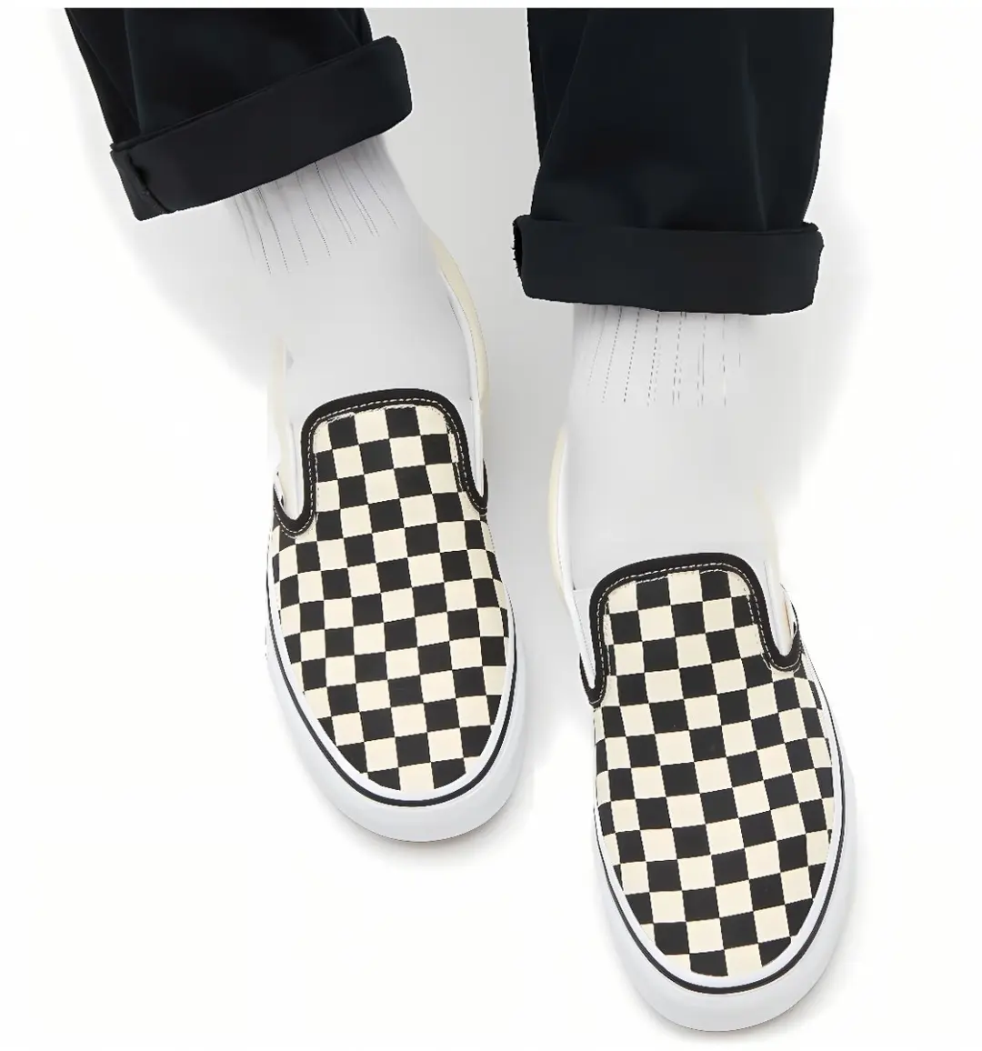 Vans Classic Slip-On FTW-sneaker - Zwart/Wit - afbeelding 6 van 6