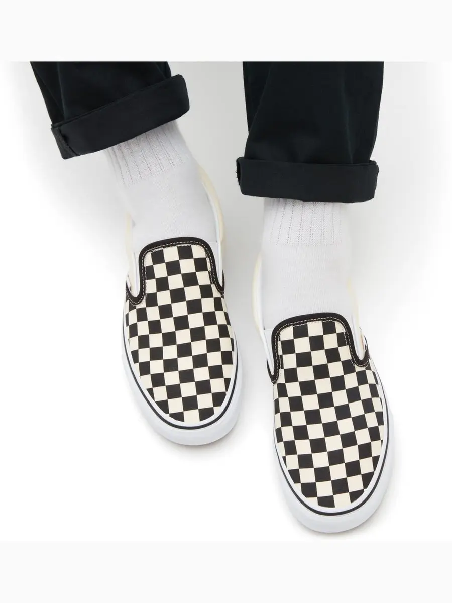 Vans Classic Slip-On FTW-sneaker - Zwart/Wit - afbeelding 5 van 6