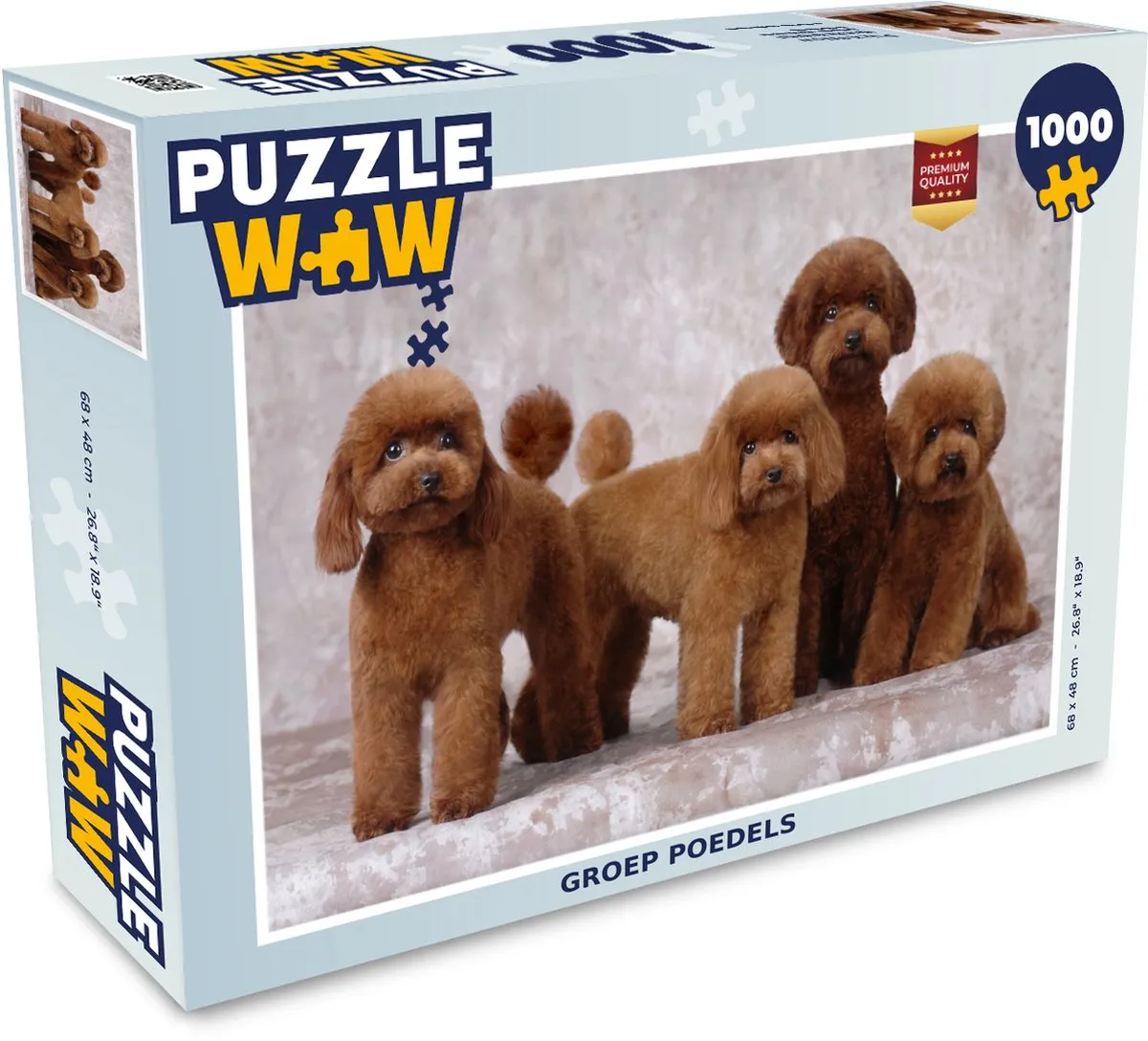 PuzzleWow Legpuzzel 1000 Stuks - Multicolor