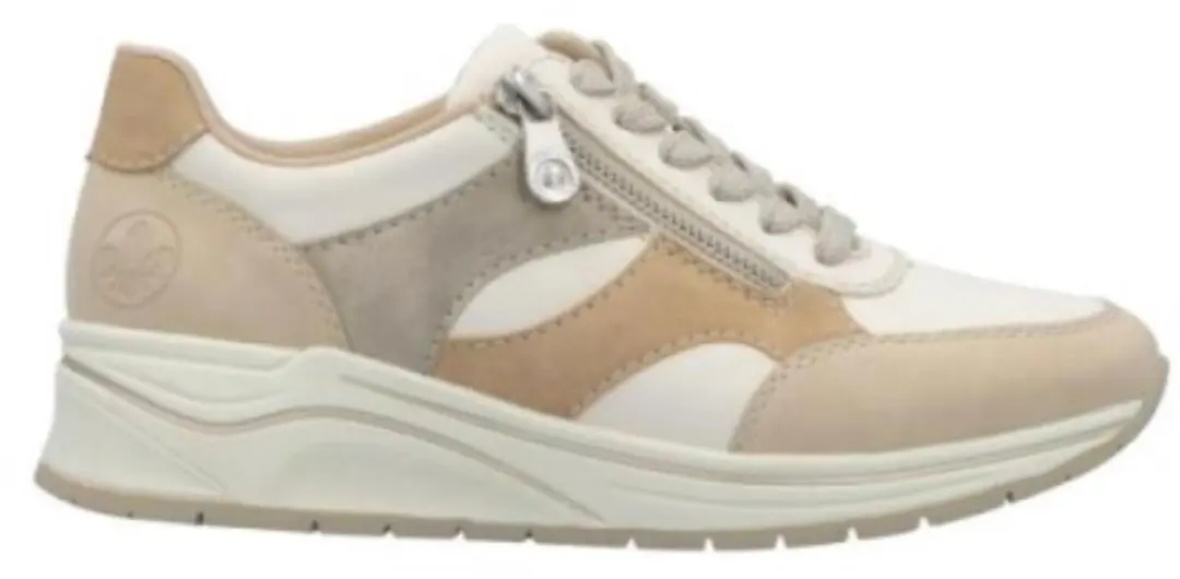 Rieker N9518-60 Sneakers veters en rits Antistress maat 36 uitneembare zool, ext
