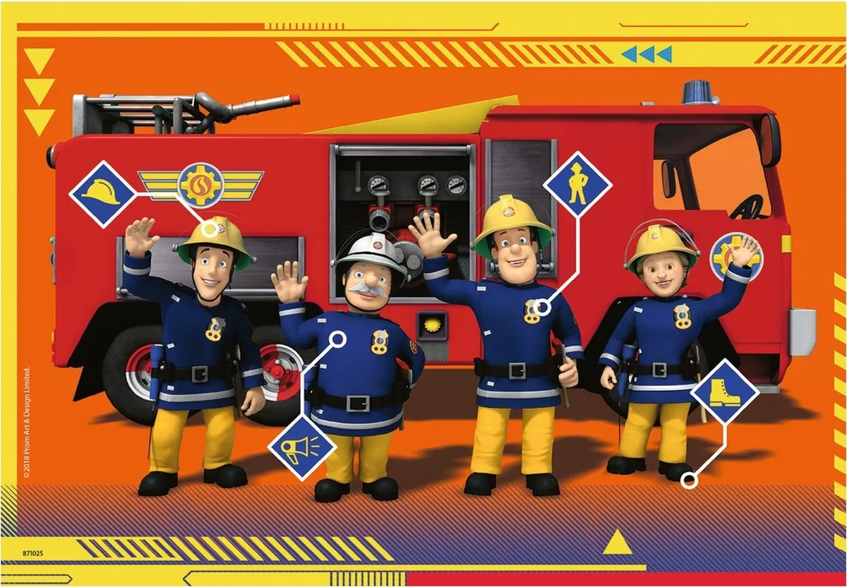Ravensburger Waterloop met Brandweerman Sam Puzzel - 2x24 Stuks