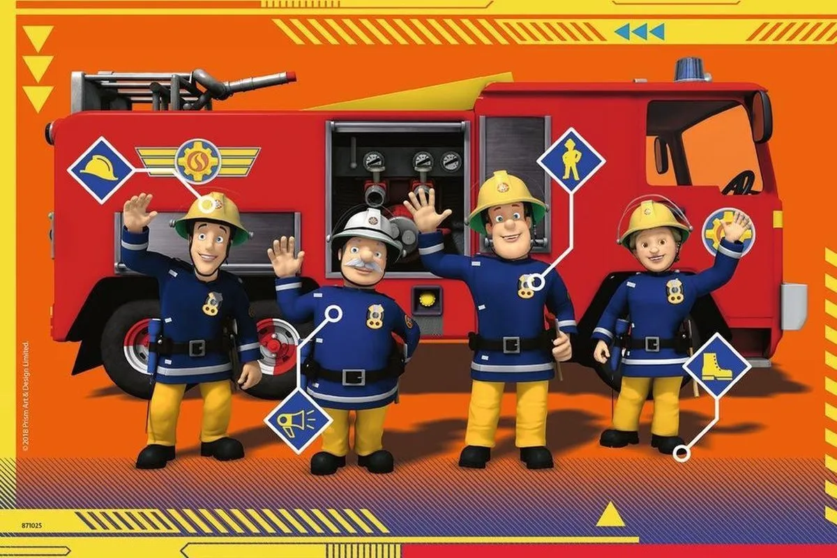 Ravensburger Waterloop met Brandweerman Sam Puzzel - 2x24 Stuks