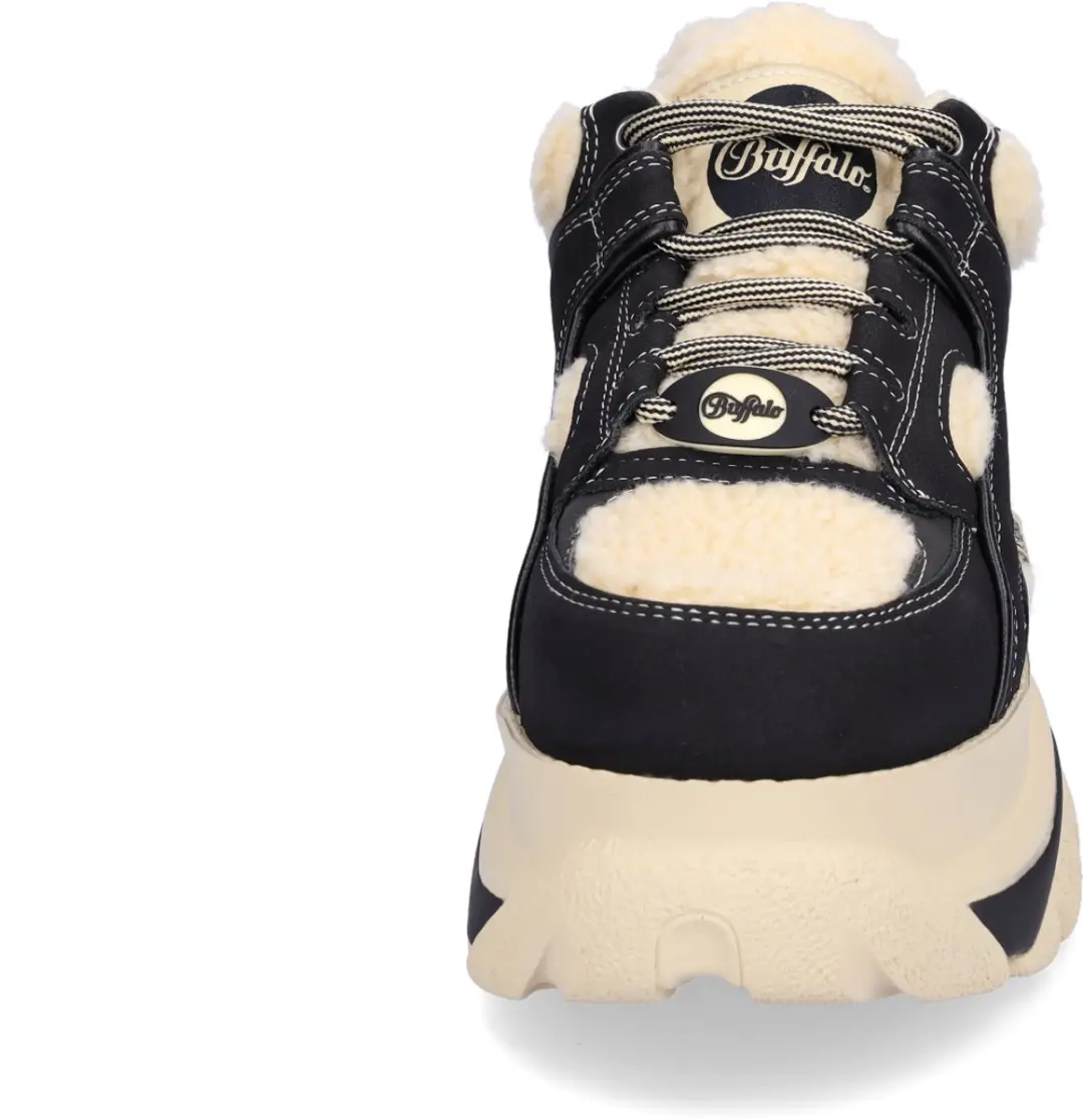 Buffalo Damessneaker 1339-14 Rev Warm - Beige/Zwart - afbeelding 3 van 6