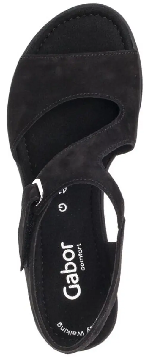 Gabor Damen Sandalette Florenz in schwarz