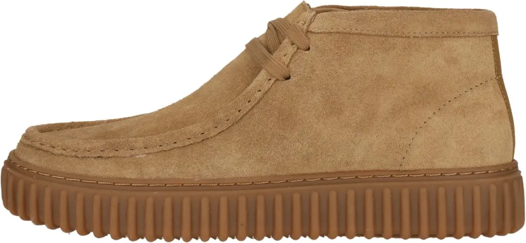 Clarks Torhill Hi Heren Veterschoenen - Camel - 42.5 - afbeelding 3 van 6