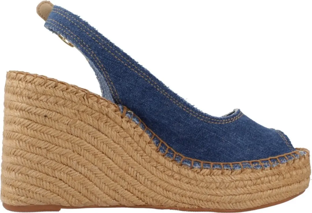 Replay Jess Sling Sandalen Touwzool - Licht blauw - Maat 39 - afbeelding 2 van 6