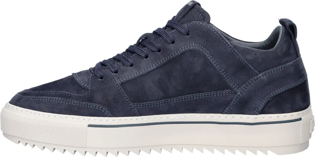 Rehab Creon Nubuck heren sneaker - Donkerblauw - Maat 45 - afbeelding 6 van 6