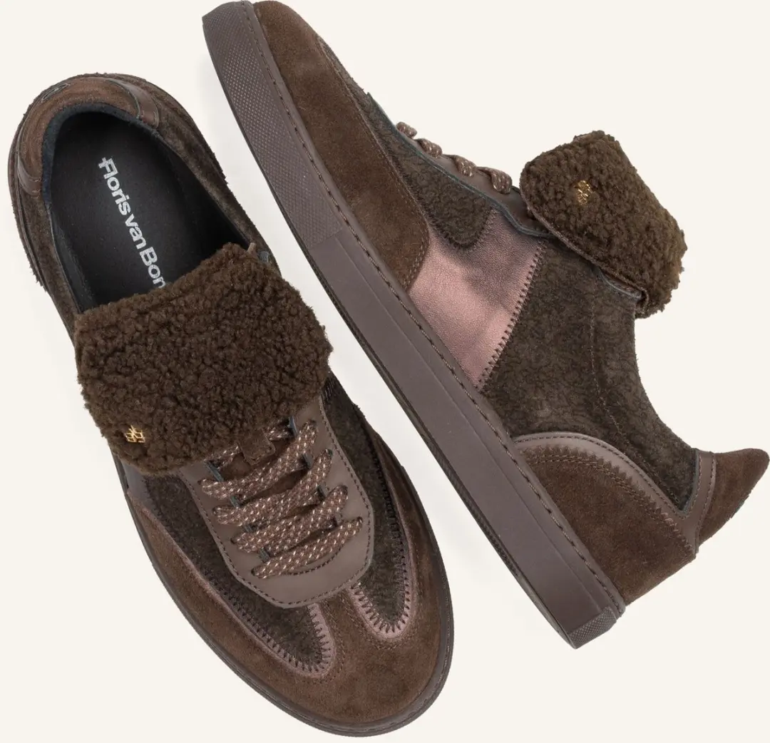 Floris van Bommel Minni Sneakers SFW-10166 - Bruin - 38 - afbeelding 3 van 5