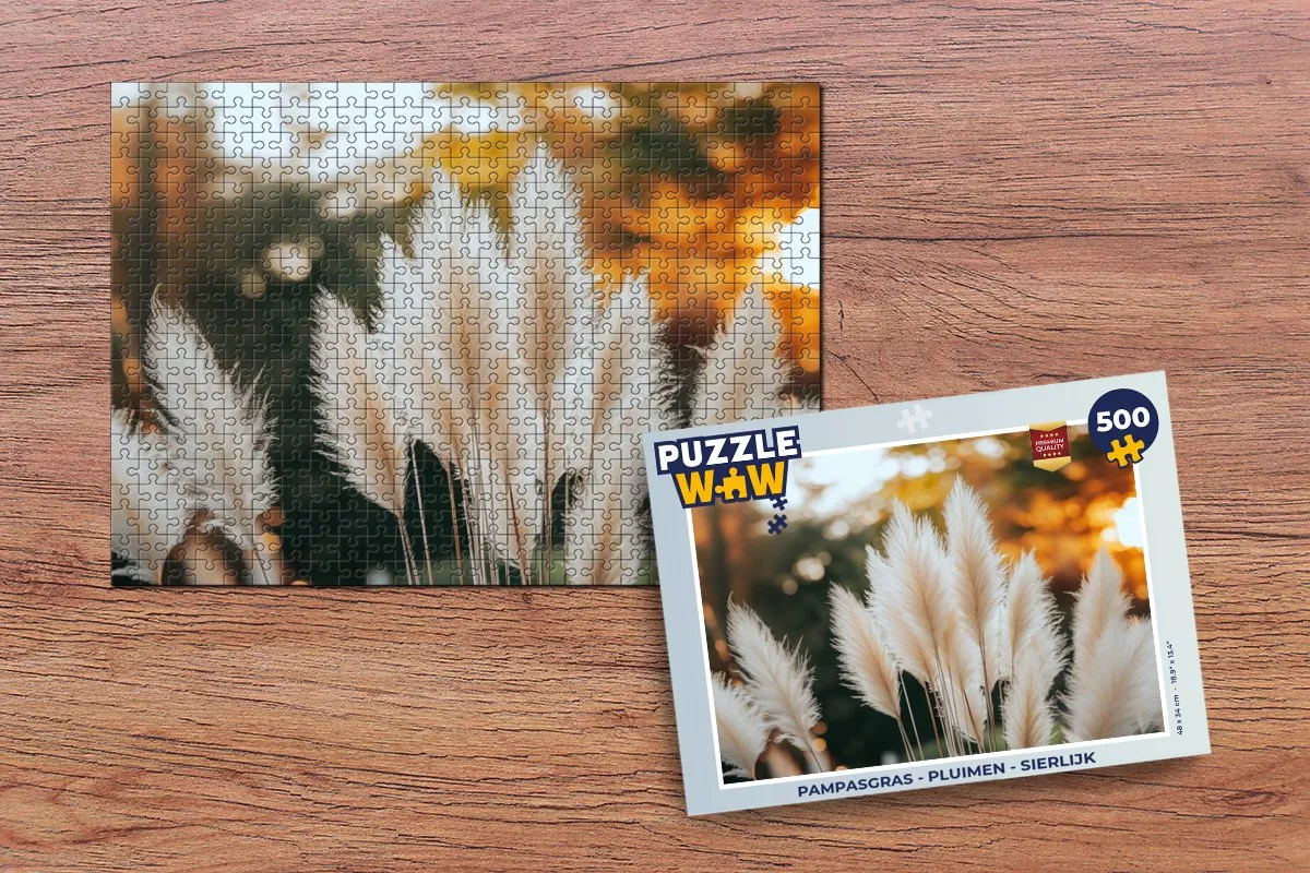 PuzzleWow Puzzel Pampasgras - Pluimen 500 Stuks