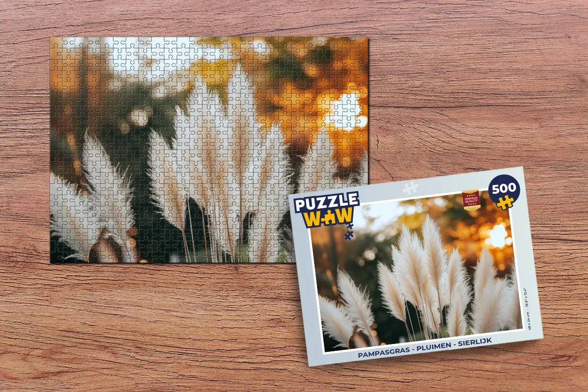 PuzzleWow Puzzel Pampasgras - Pluimen 500 Stuks