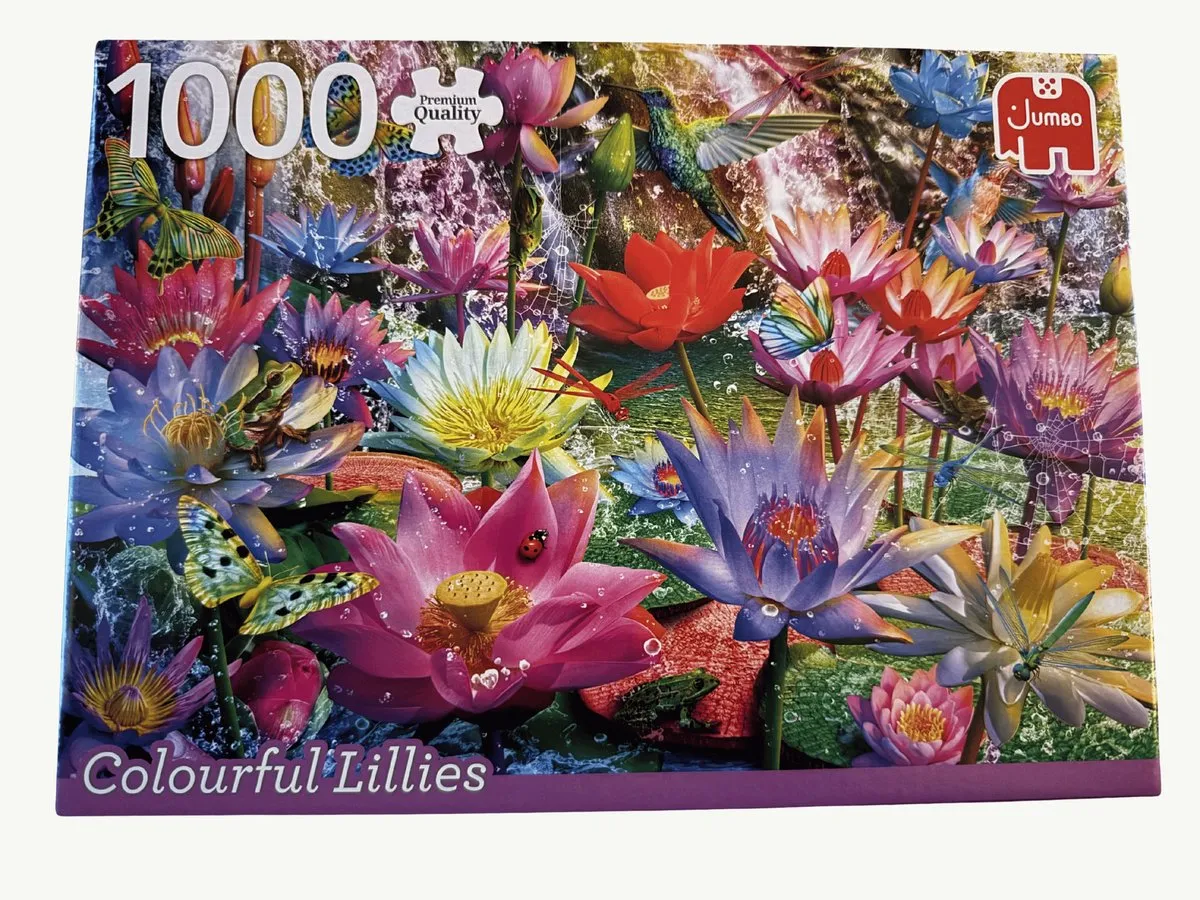Jumbo Kleurrijke Lelies Puzzel 1000 Stukjes
