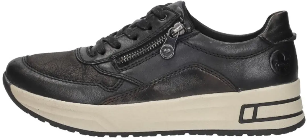 Rieker Sneakers - Dames - Zwart - Maat:36