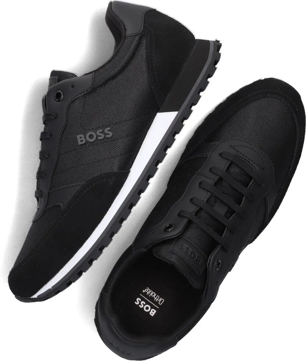 BOSS Parkour-l Runn Sneakers - Leer - Heren - Zwart - 41 - afbeelding 5 van 6