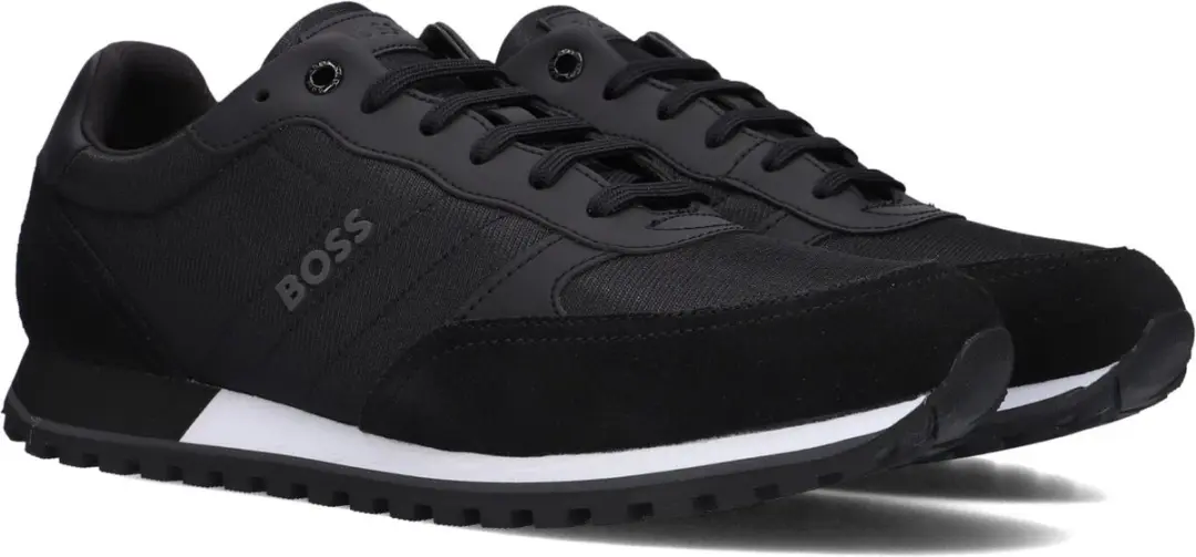 BOSS Parkour-l Runn Sneakers - Leer - Heren - Zwart - 41 - afbeelding 4 van 6