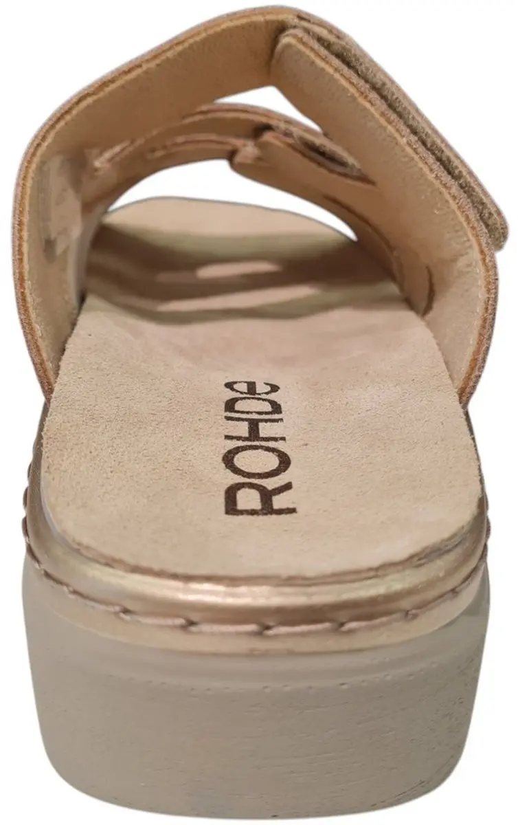 Rohde 5221 - Dames slippers - Kleur: Wit/beige - Maat: 40