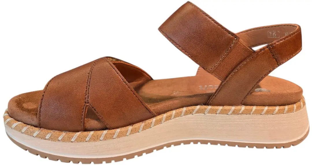 Remonte D3J52-24 Sandalen Dames - Cognac/Naturel - 36 - afbeelding 4 van 6