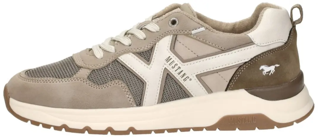Mustang Sneakers Laag - Beige - Maat 46 - afbeelding 2 van 6