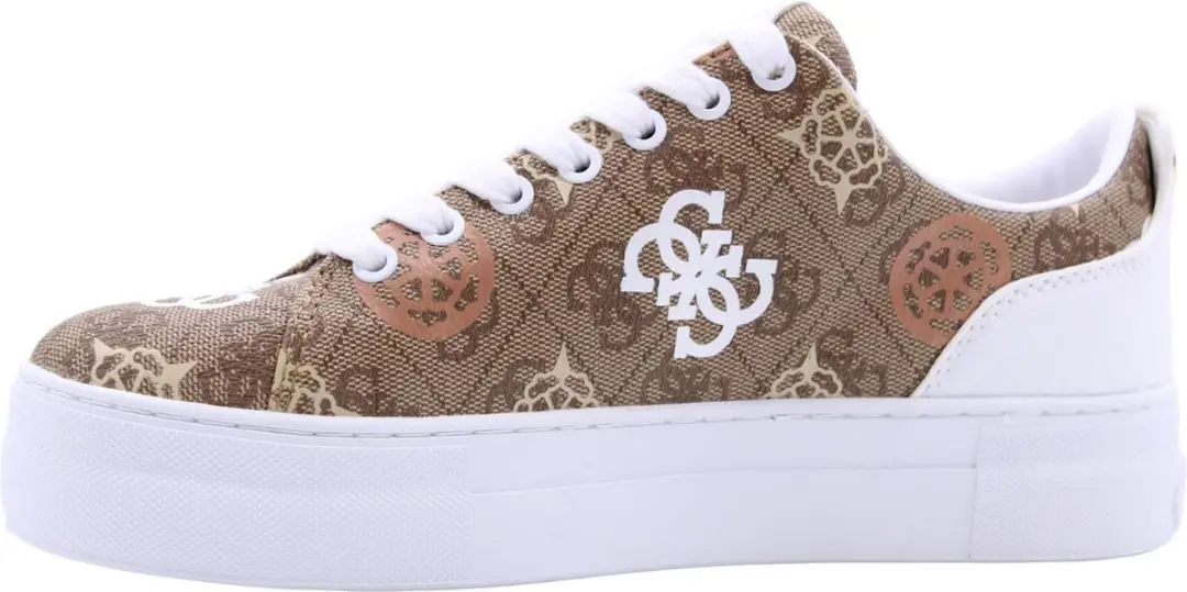 Guess Gianele 4 Sneakers Laag - beige - Maat 40 - afbeelding 4 van 6