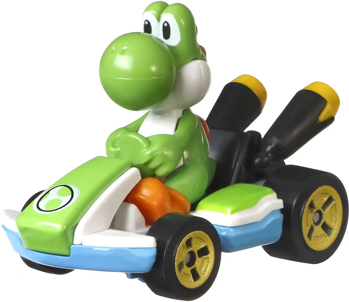 Hot Wheels Mario Kart Yoshi Standard Kart GLP38 - Multicolor - afbeelding 6 van 6