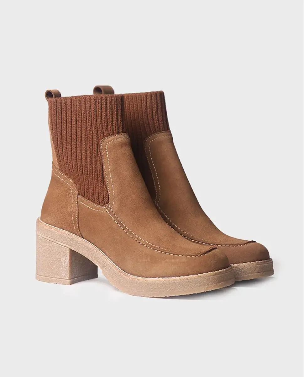Toni Pons Praga-sy Booties Met Hak Bruin EU 36 Vrouw