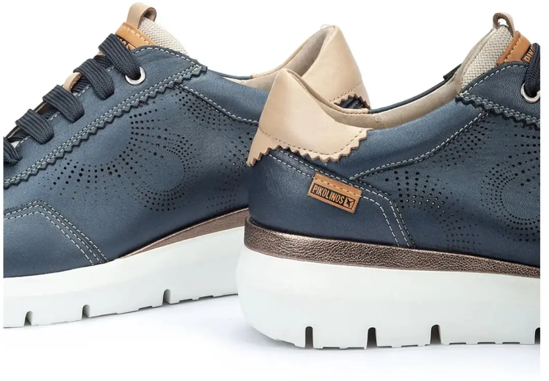Pikolinos Rueda Damestrainers 37 - Blauw/Wit - afbeelding 4 van 6