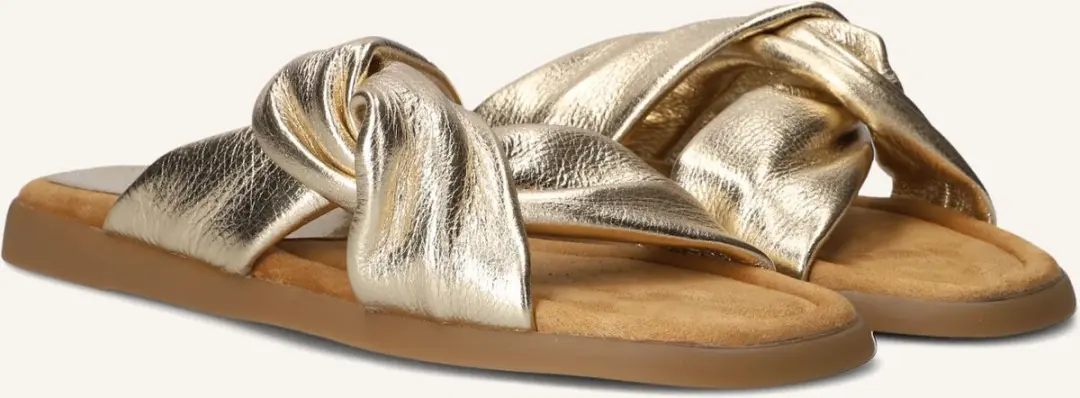 Unisa Camby Slippers Dames - Goud - Maat 39 - afbeelding 6 van 6