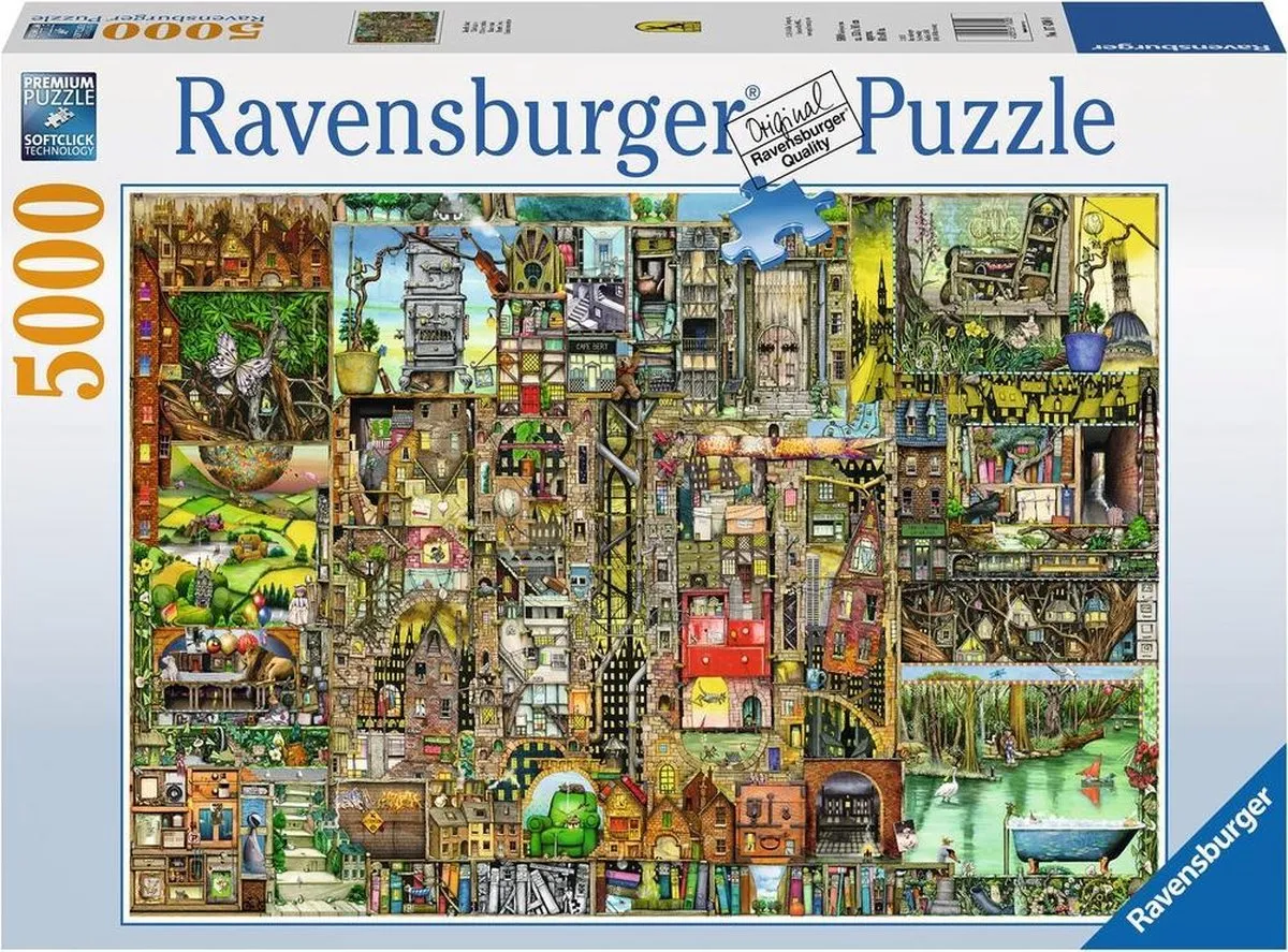 Ravensburger Weird Town Puzzel 5000 Stukjes